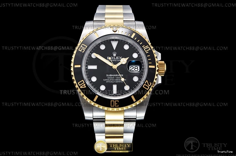 0415 Submariner 116613LN 904L YG SS Black GMF V2 VR DailyWear 1089